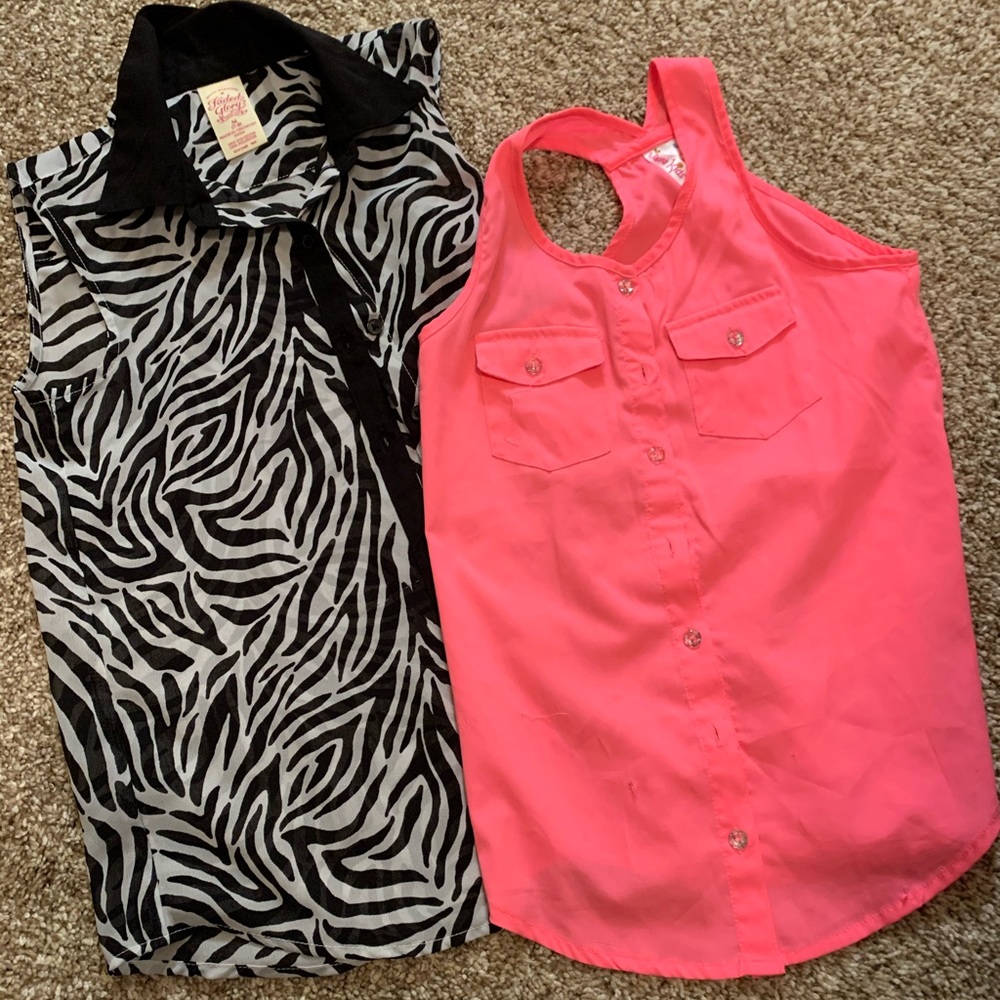 Girls Sleeveless Blouses
